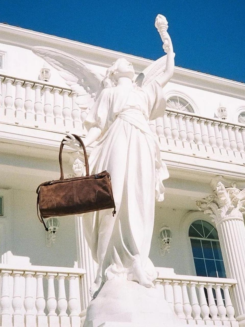 Jeffrey Campbell East West Suede Bag